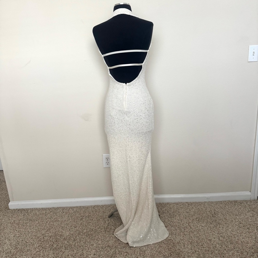 Fashion Nova Lucinda Embellished Maxi Dress Size Small - Picture 4 of 8